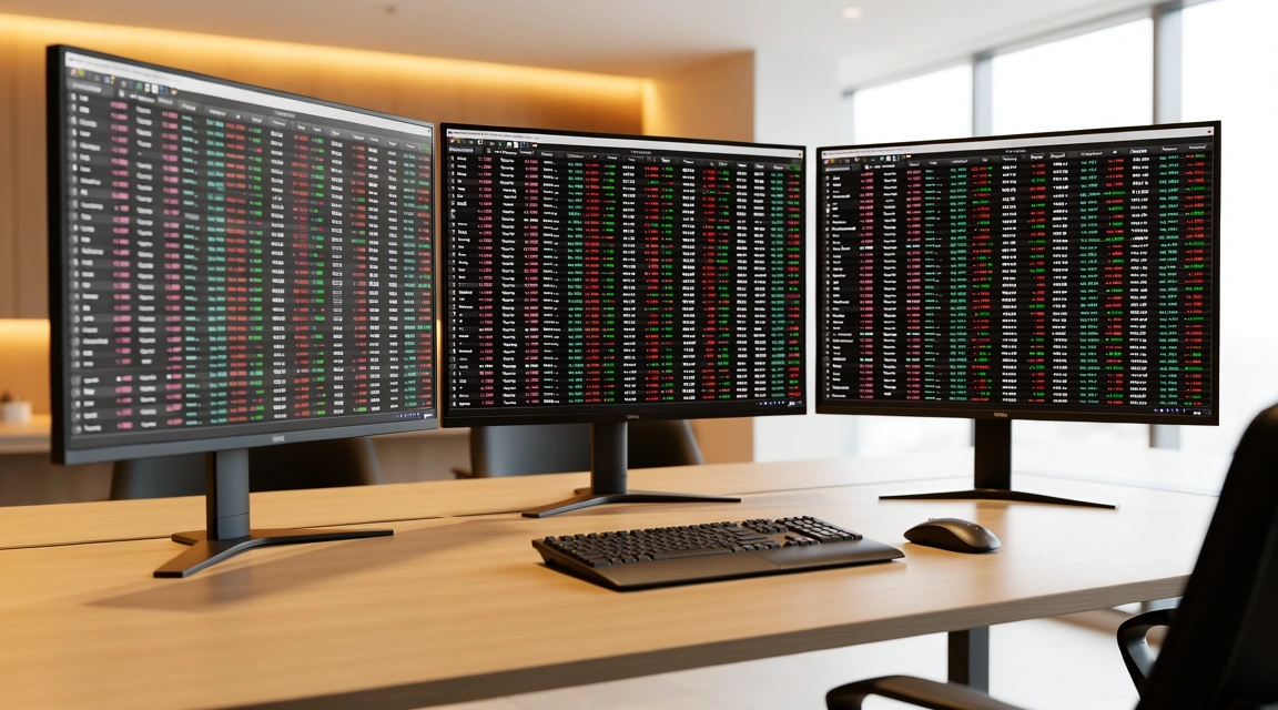 Ambiente de análise de mercado profissional